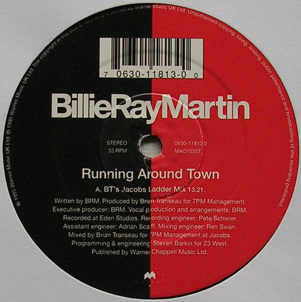 Billie Ray Martin : Running Around Town (12")