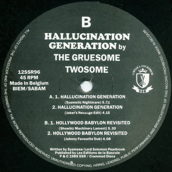 The Gruesome Twosome : Hallucination Generation (12")