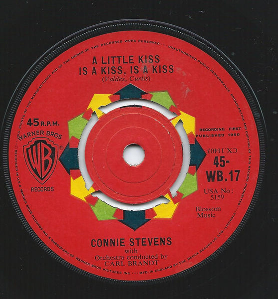 Connie Stevens : Too Young To Go Steady (7", Single)