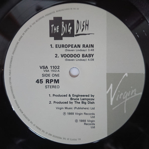 The Big Dish : European Rain (10", Ltd)