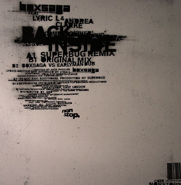 Boxsaga : Back Inside (12")