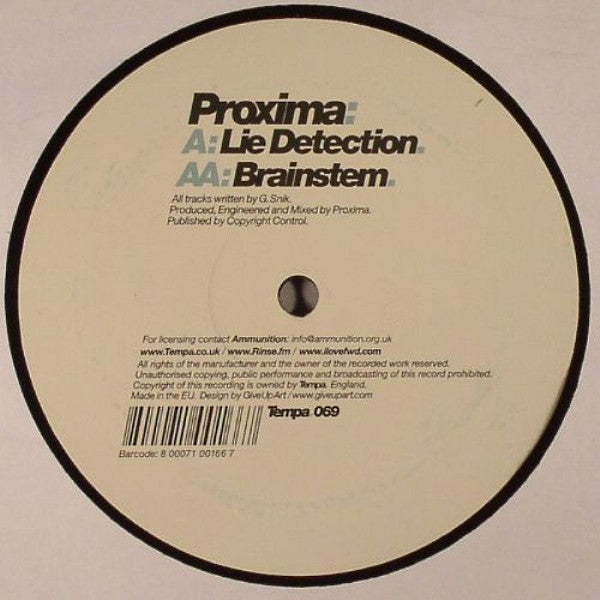 Proxima (4) : Lie Detection / Brainstem (12")