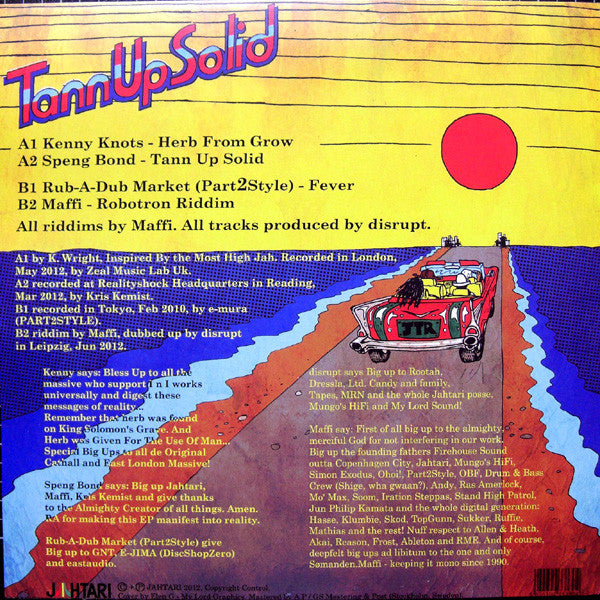 Various : Tann Up Solid EP (12", EP)