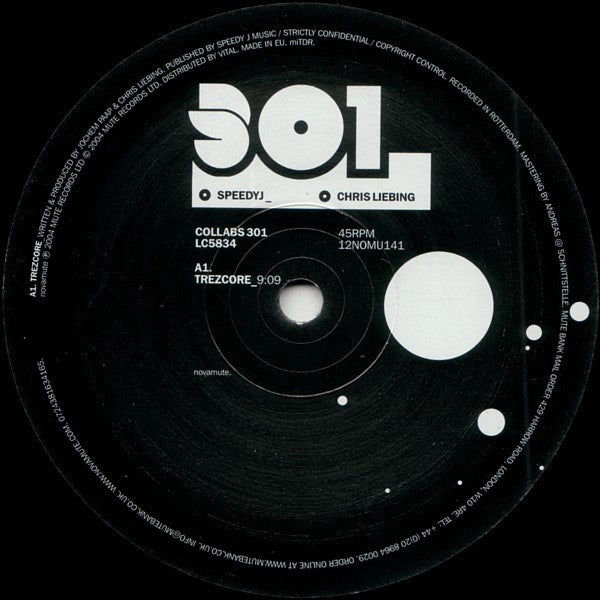 Speedy J _ Chris Liebing : Collabs 301 (12")