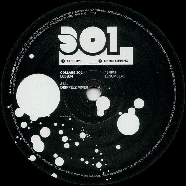 Speedy J _ Chris Liebing : Collabs 301 (12")