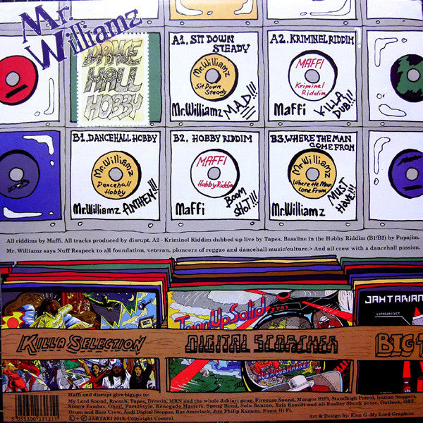 Mr Williamz : Dancehall Hobby (12", EP)