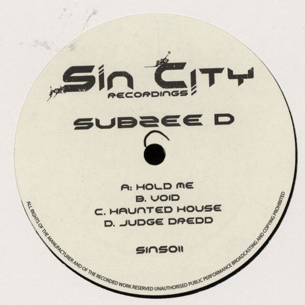 Subzee d : Subzee D EP (12", EP)