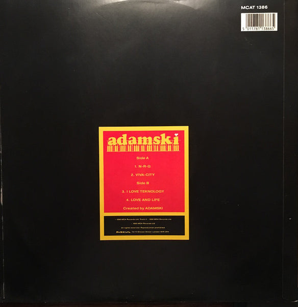 Adamski : N-R-G (12")