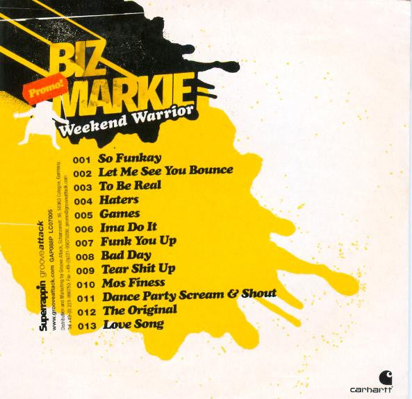 Biz Markie : Weekend Warrior (CD, Album, Promo)