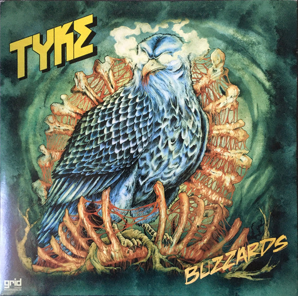 Tyke : Buzzards / Wake ‘Em Up (12", Blu)