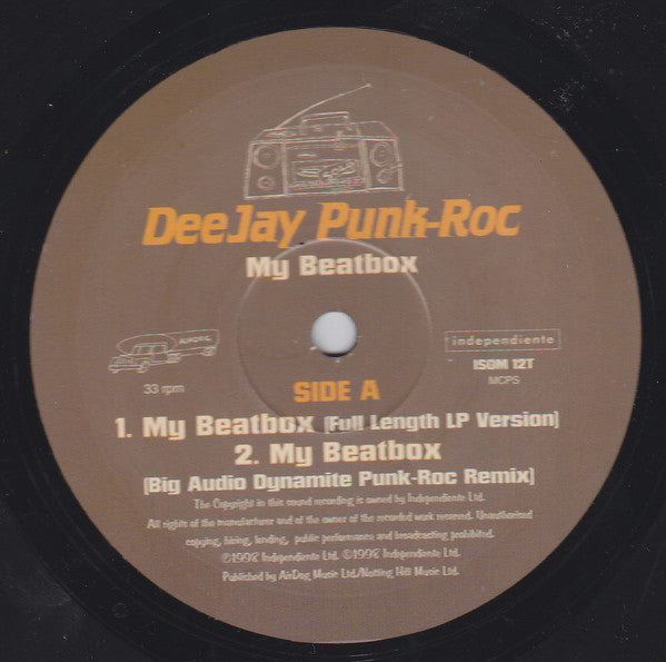Deejay Punk-Roc : My Beatbox (12")
