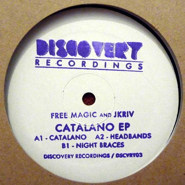 Free Magic And Jkriv : Catalano EP (12", EP, Ltd, Han)
