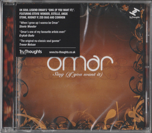 Omar : Sing (If You Want It) (CD, Album, RE)
