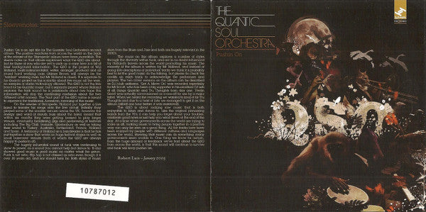 The Quantic Soul Orchestra : Pushin On (CD, Album)