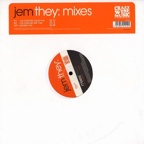 Jem : They: Mixes (12")