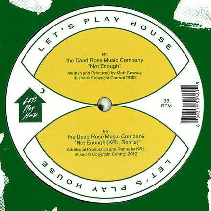Dead Rose Music Company : Tonight (12")