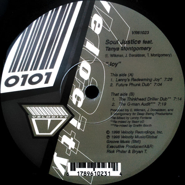 Soul Justice Feat. Tanya Montgomery : Joy (12")