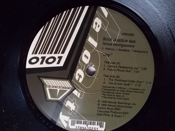 Soul Justice Feat. Tanya Montgomery : Joy (12")
