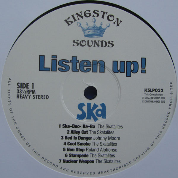 Various : Listen Up! Ska (LP, Comp)