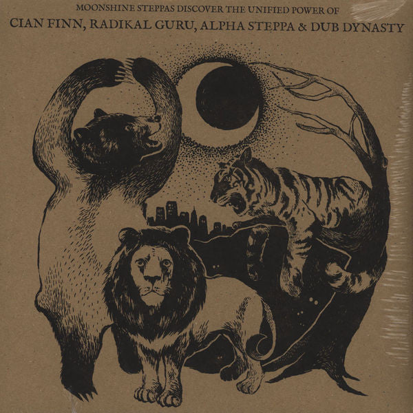 Various : Moonshine Steppas Discover The Unified Power Of Cian Finn, Radikal Guru, Alpha Steppa & Dub Dynasty (2x12")