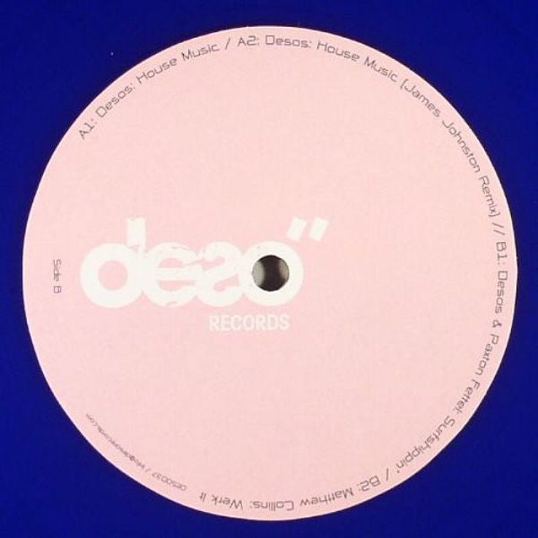 Various : House Music (12", Blu)