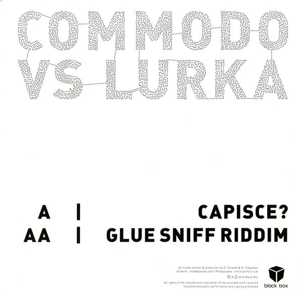 Commodo vs Lurka : Capisce? / Glue Sniff Riddim (12")