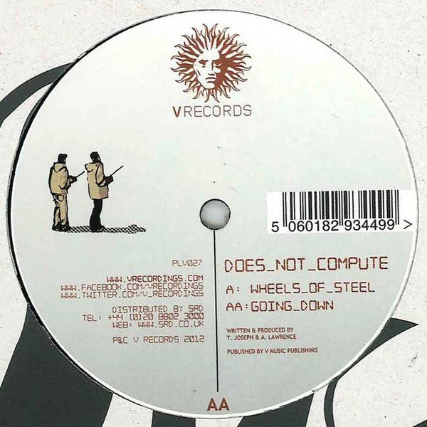 Does Not Compute : Wheels Of Steel / Going Down (12")