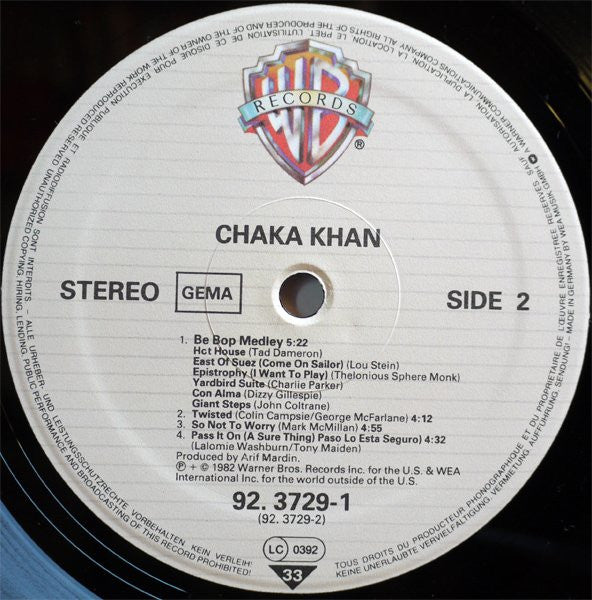 Chaka Khan : Chaka Khan (LP, Album)