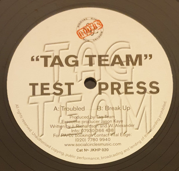 Tag Team (2) : Troubled (12", TP)