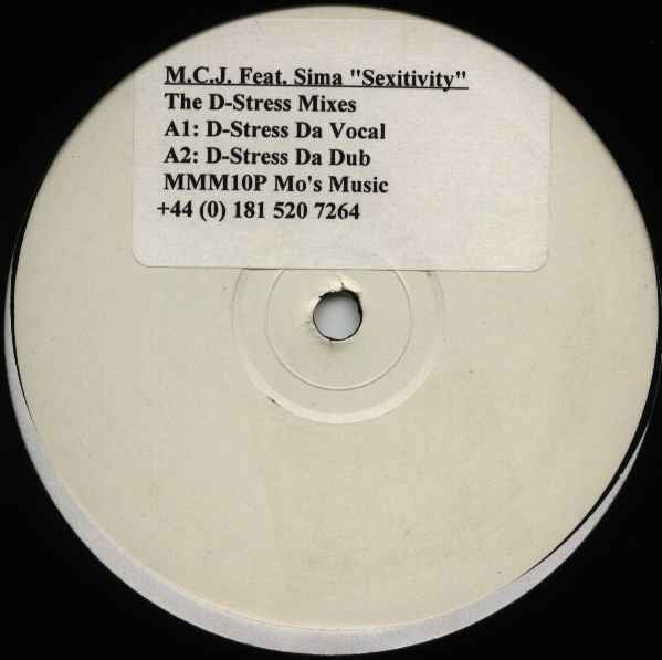 M.C.J. : Sexitivity (The D-Stress Mixes) (12", S/Sided)