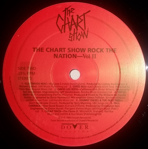 Various : The Chart Show - Rock The Nation Vol II (LP, Comp)