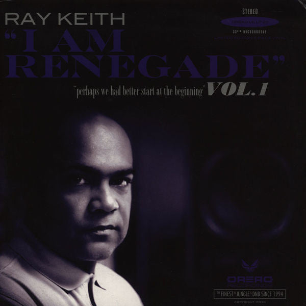 Ray Keith : I Am Renegade (5x12", Album)