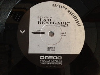 Ray Keith : I Am Renegade (2x12", EP)