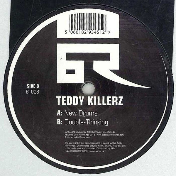 Teddy Killerz : New Drums / Double Thinking (12")