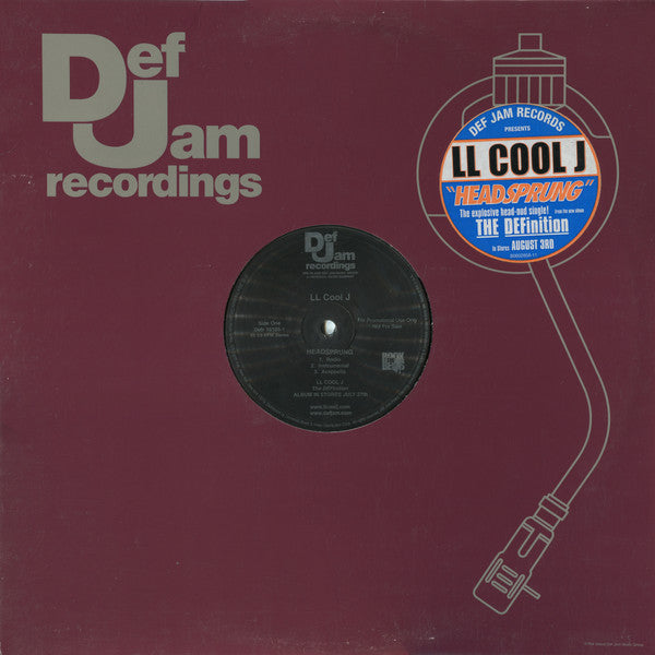 LL Cool J : Headsprung (12", Single, Promo)