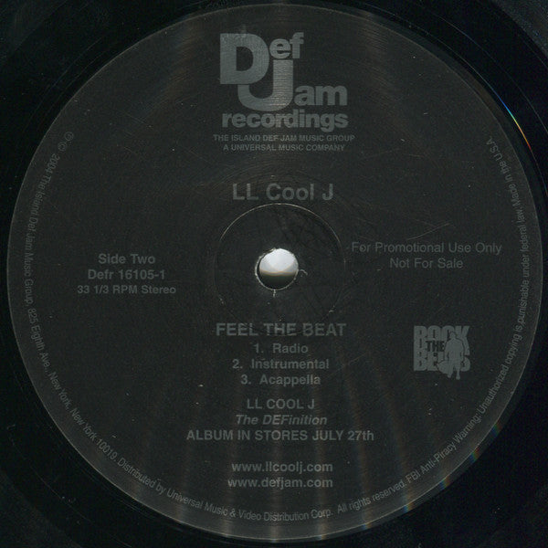LL Cool J : Headsprung (12", Single, Promo)