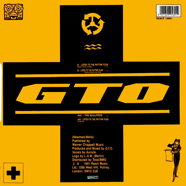 GTO : Listen To The Rhythm Flow / The Bullfrog (12")
