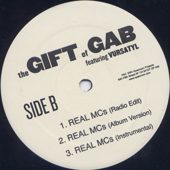 The Gift Of Gab : Rat Race / Real MCs (12")