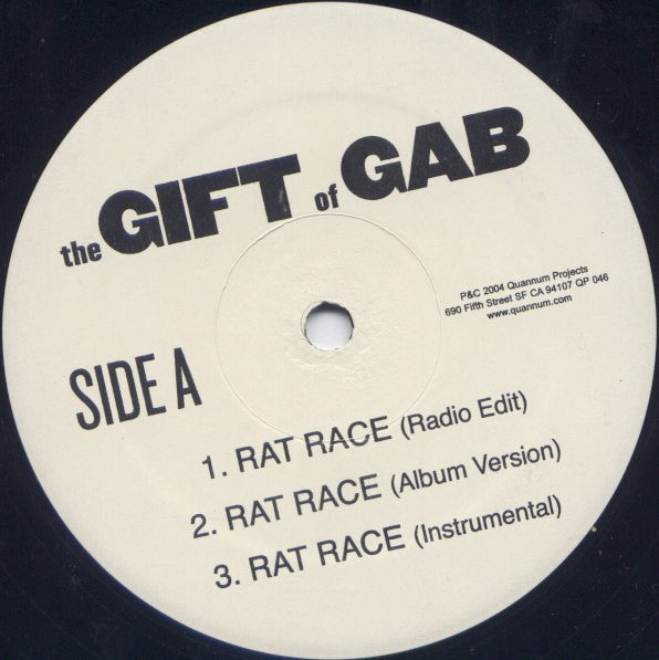 The Gift Of Gab : Rat Race / Real MCs (12")