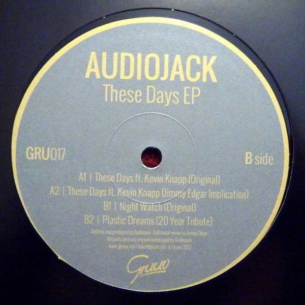 Audiojack : These Days EP (12", EP)