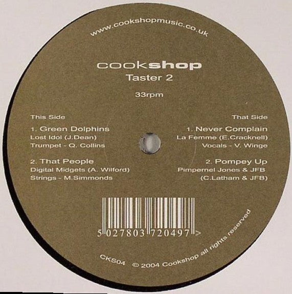 Various : Cookshop Taster 2 (12")