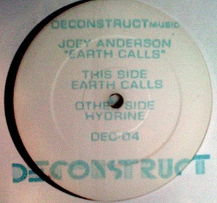 Joey Anderson (2) : Earth Calls (12", W/Lbl)