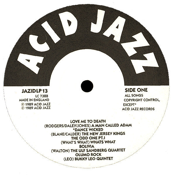 Various : Totally Wired (A Collection From Acid Jazz Records) (LP, Album, Comp)