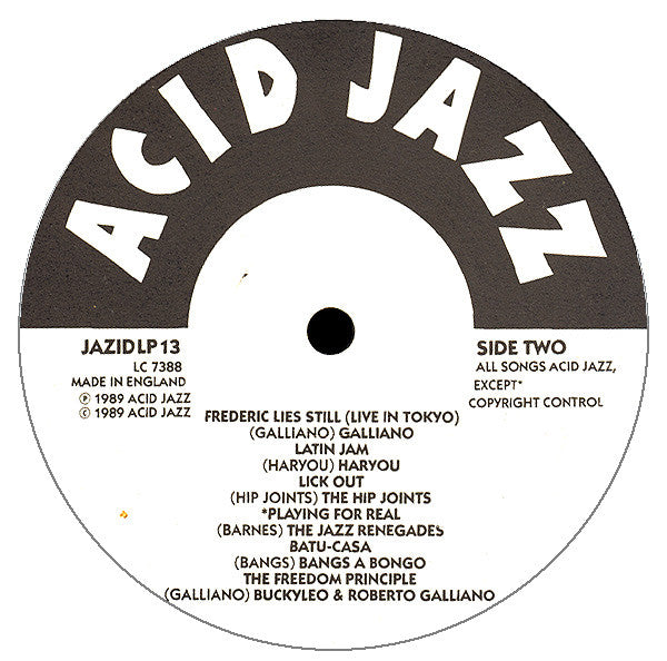 Various : Totally Wired (A Collection From Acid Jazz Records) (LP, Album, Comp)