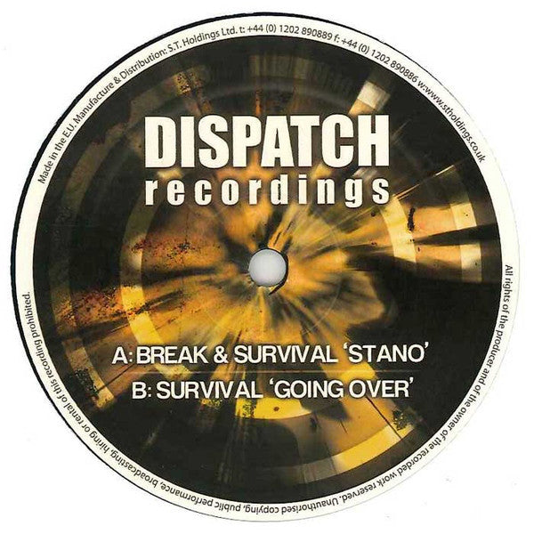 Survival (3) & Break : Stano / Going Over (12")