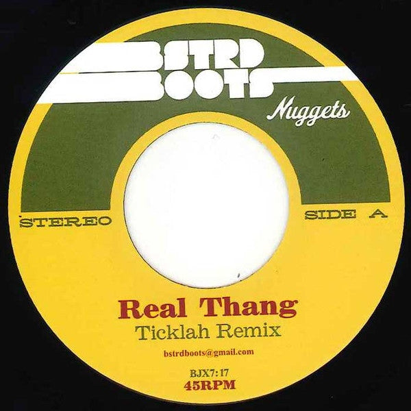 Erykah Badu / Pharoahe Monch : Real Thang (Ticklah Remix) / Desire (Ticklah Remix) (7")