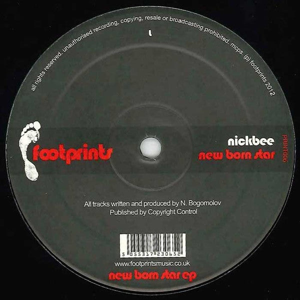 Nickbee / Proktah : New Born Star EP (12", EP)