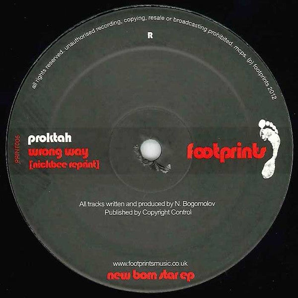 Nickbee / Proktah : New Born Star EP (12", EP)