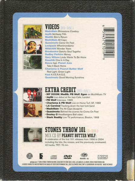 Various : Stones Throw 101 (CD, Mixed + DVD, Comp, NTSC)