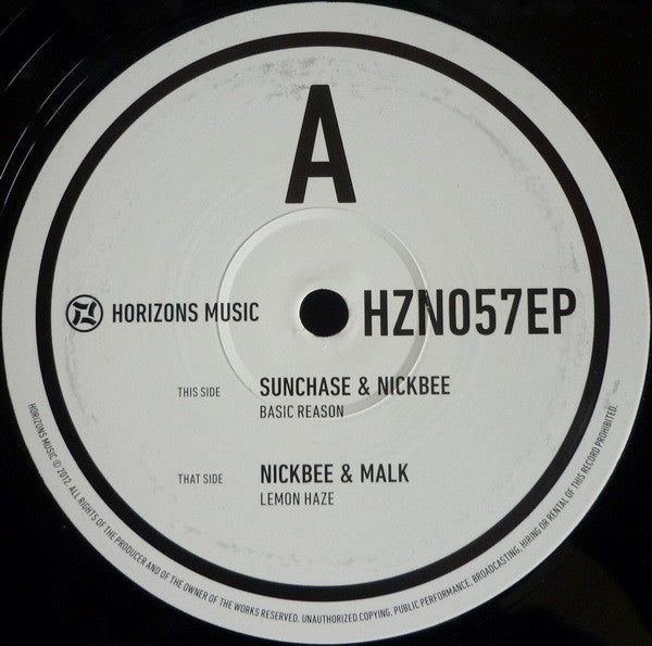 Sunchase & Nickbee : Cardboard EP (2x12", EP)